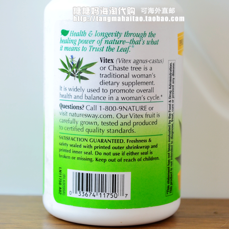 Vitex Fruit 400mg 100 Capsules – Everyday Holistics